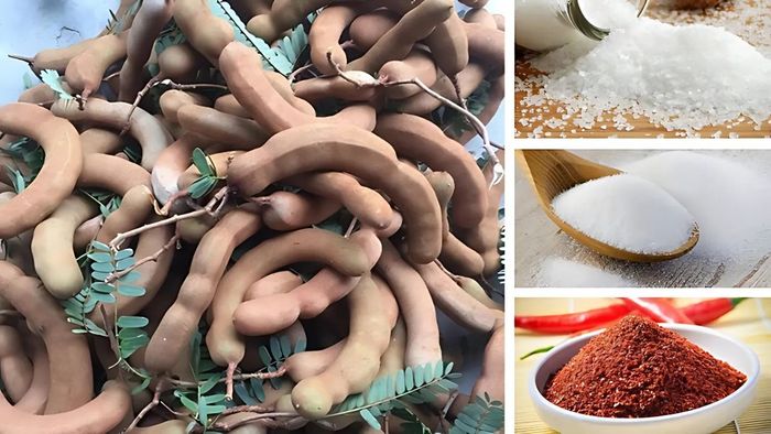Để làm mứt me cay, bạn cần chuẩn bị những nguyên liệu sau.
